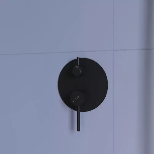 Душевая система встраиваемая RGW SP-52B, Выбрать цвет: Черный, изображение 8