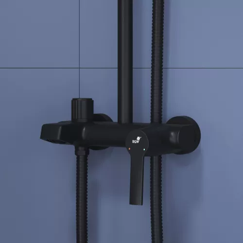 Душевая стойка RGW SP-31B, Выбрать цвет: Черный, изображение 16