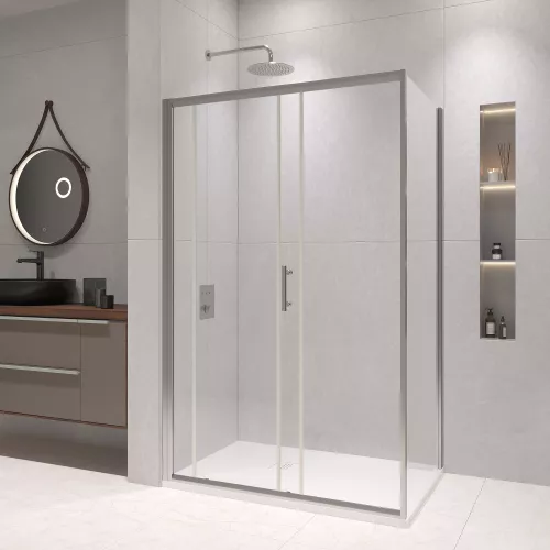 Душевой уголок  RGW PA-145, Цвет стекла: прозрачное, Цвет профиля: Хром, Выбрать размер: 900x1200, изображение 4