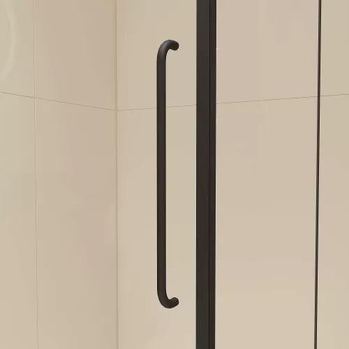 Душевой уголок RGW CL-046B, Цвет стекла: прозрачное, Цвет профиля: Черный, Выбрать размер: 900x800, изображение 5