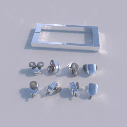 Душевой уголок RGW CL-44, Цвет стекла: прозрачное, Цвет профиля: Хром, Выбрать размер: 800x1000, изображение 9