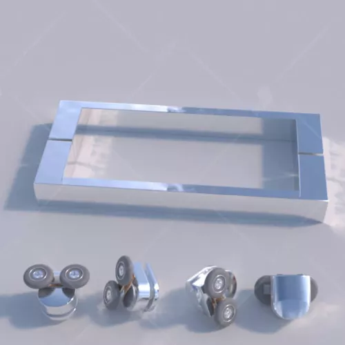 Душевой уголок RGW CL-54, Цвет стекла: прозрачное, Цвет профиля: Хром, Выбрать размер: 1000x1000, изображение 8