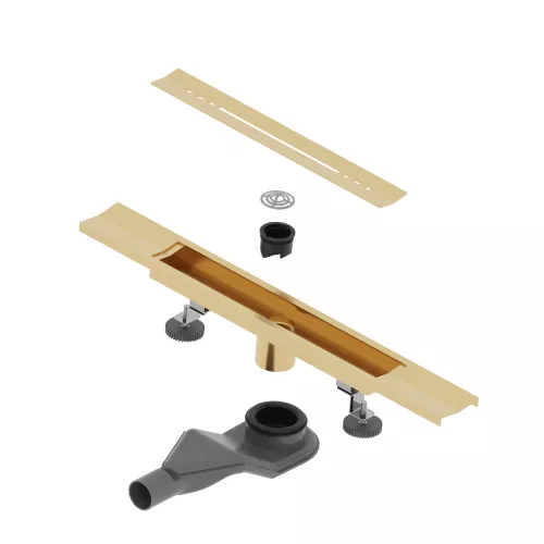 Душевой трап RGW SDR-53Gb золото, Выбрать цвет: Золото, Выбрать размер: 80, изображение 7