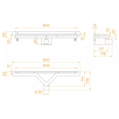 Душевой трап RGW SDR-60  хром, изображение 23