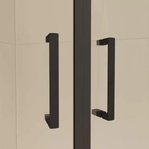 Душевой уголок RGW CL-55B, Цвет стекла: прозрачное, Цвет профиля: Черный, Выбрать размер: 900x900, изображение 6