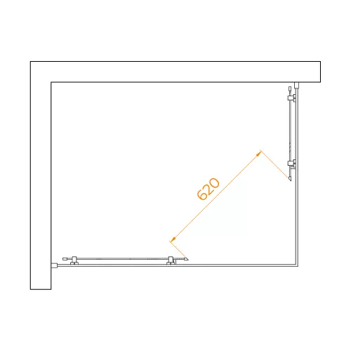 Душевой уголок RGW PA-040, Цвет стекла: прозрачное, Цвет профиля: Хром, Выбрать размер: 900*1200, изображение 3