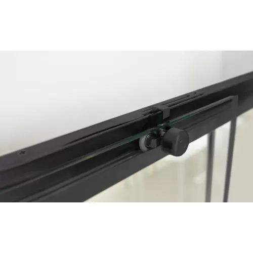 Душевой уголок RGW LE-41B (LE-12B + Z-050-2B), Цвет стекла: прозрачное, Цвет профиля: Черный, Выбрать размер: 2000x800, изображение 4