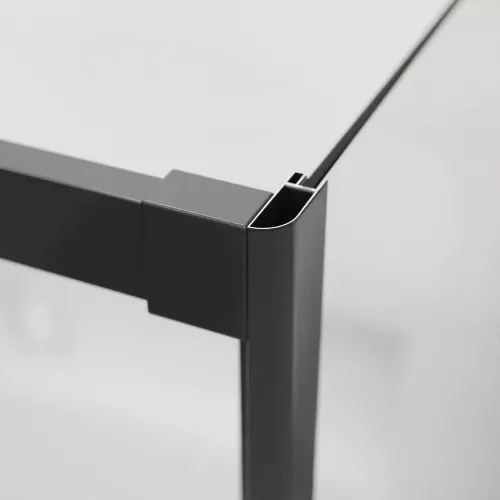 Душевой уголок RGW LE-41B (LE-12B + Z-050-2B), Цвет стекла: прозрачное, Цвет профиля: Черный, Выбрать размер: 2000x800, изображение 5