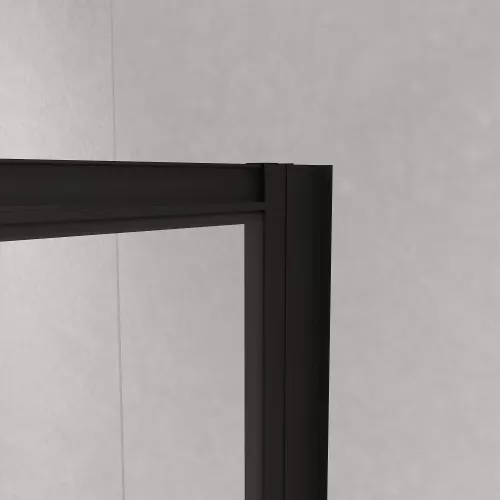 Душевой уголок RGW PA-146B, Цвет стекла: прозрачное, Цвет профиля: Черный, Выбрать размер: 80x100, изображение 4