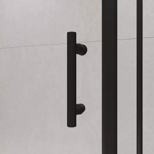 Душевой уголок RGW PA-146B, Цвет стекла: прозрачное, Цвет профиля: Черный, Выбрать размер: 80x100, изображение 5