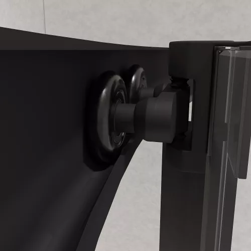 Душевой уголок RGW PA-51B, Цвет стекла: прозрачное, Цвет профиля: Черный, Выбрать размер: 100x100, изображение 4