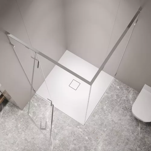 Душевой уголок RGW SV-030, Цвет стекла: прозрачное, Цвет профиля: Хром, Выбрать размер: 1000x1000, изображение 3