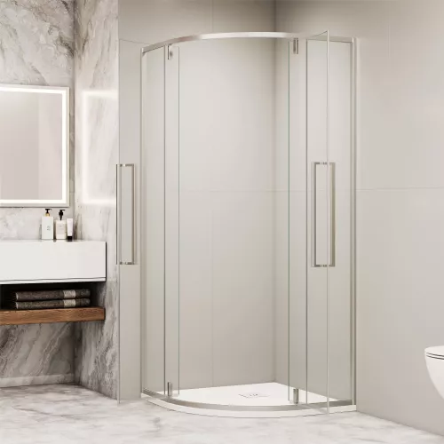 Душевой уголок RGW SV-53 прозрачное/хром, Цвет стекла: прозрачное, Цвет профиля: Хром, Выбрать размер: 1000x1000, изображение 3