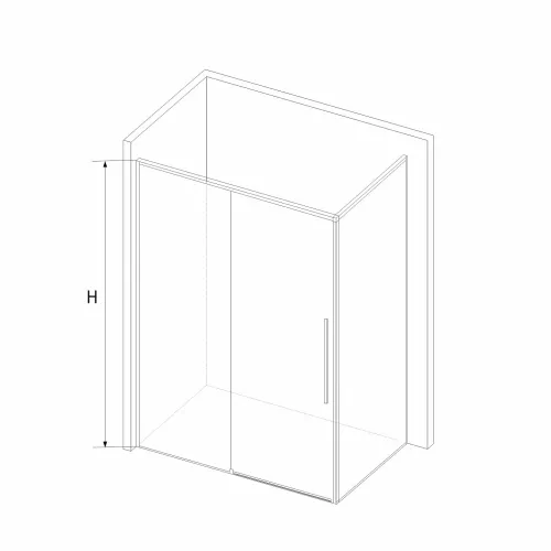 Душевой уголок RGW SV-42-1 (SV-12 + Z-060-2), Цвет стекла: прозрачное, Цвет профиля: Хром, Выбрать размер: 1100x1000, изображение 4