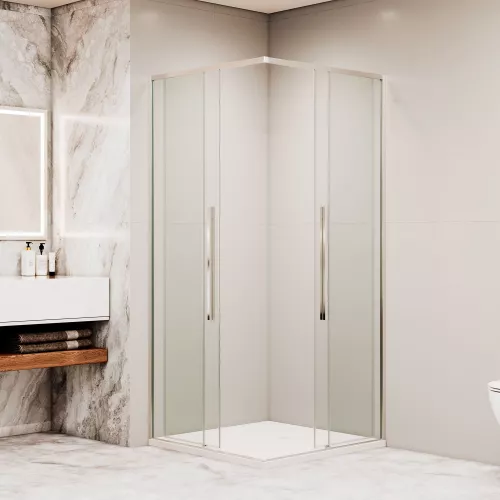 Душевой уголок RGW SV-31, Цвет стекла: прозрачное, Цвет профиля: Хром, Выбрать размер: 800x800, изображение 6