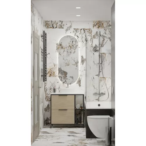 Керамогранит Laurent_GT Белый 60x120, изображение 15