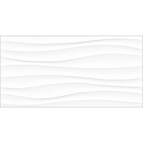 Керамогранит Princess_GT Белый 40x80 волна, Выбрать цвет: Белый волна, Выбрать размер: 40х80