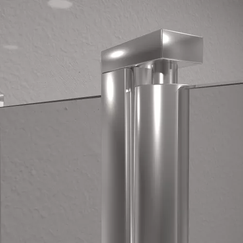 Шторка на ванну RGW SC-11, Цвет стекла: прозрачное, Цвет профиля: Хром, Выбрать размер: 100, изображение 8