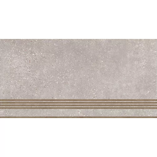 Ступень керам. Coral Rock_GT Серый 30x60, Выбрать цвет: Серый/ступень, изображение 2
