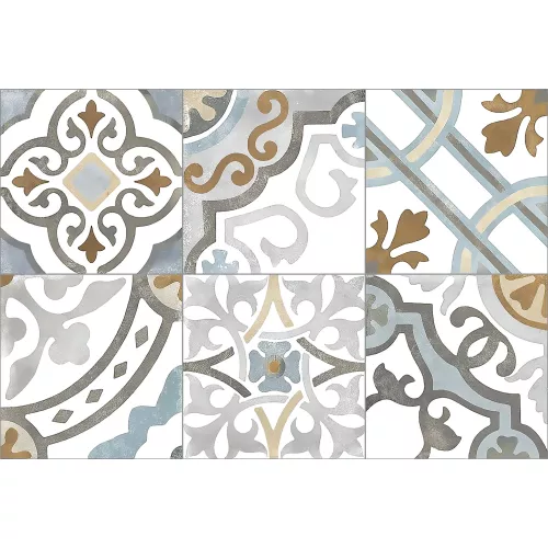 Настенная плитка Emotion  27x40 пэчворк, Выбрать цвет: Серый пэчворк, изображение 3