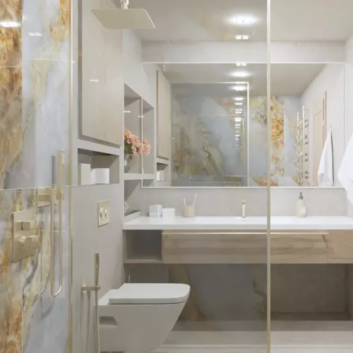 Керамогранит Cometa_GT Голубой 60x120, изображение 11