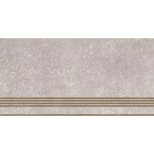 Ступень керам. Coral Rock_GT Серый 30x60, Выбрать цвет: Серый/ступень, изображение 4