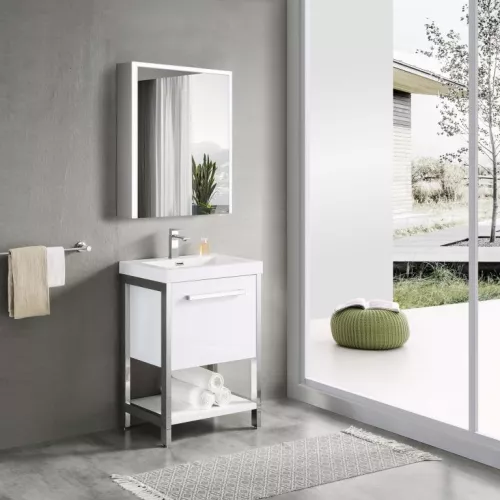 Зеркальный шкаф ESBANO с подсветкой ES-5005, изображение 2