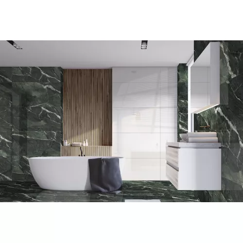 Керамогранит Camlin_GT Зеленый 60x120 суперполировка, Выбрать цвет: Зеленый, Выбрать размер: 60х120, изображение 7