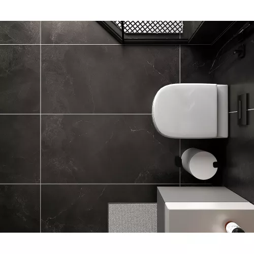 Керамогранит Freya_GT Черный 60x120, изображение 8