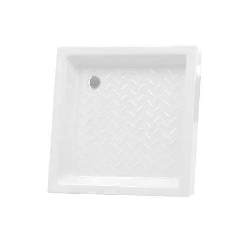 Душевой поддон квадратный керамический RGW CR, Выбрать цвет: Белый, Выбрать размер: 900x900, изображение 10