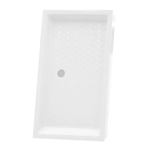 Душевой поддон прямоугольный керамический RGW CR высота 10 см, Выбрать размер: 700x1400, изображение 9