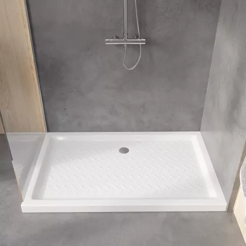 Душевой поддон прямоугольный керамический RGW CR высота 6см, Выбрать размер: 720x900, изображение 2