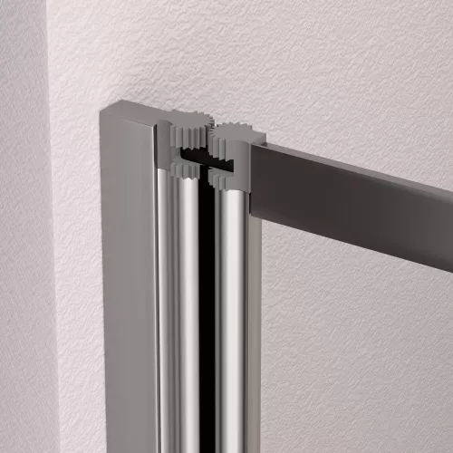 Шторка на ванну RGW SC-40, Цвет стекла: прозрачное, Цвет профиля: Хром, Выбрать размер: 100, изображение 6