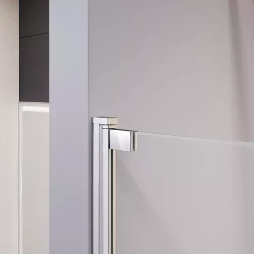 Шторка на ванну RGW SC-01, Цвет стекла: прозрачное, Цвет профиля: Хром, Выбрать размер: 80, изображение 7