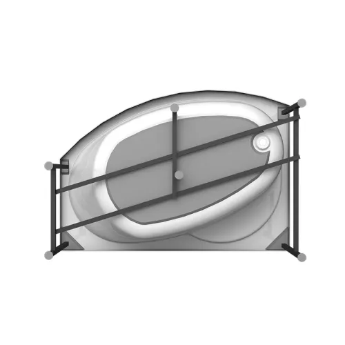 Ванна акриловая Radomir Монти 150х105 L/R, Ориентация: правая, изображение 9