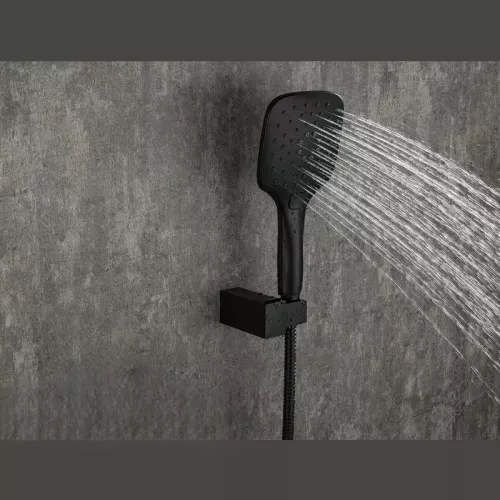 Душевая система ACWEN 6602B скрытого монтажа, Выбрать цвет: Чёрный, изображение 6