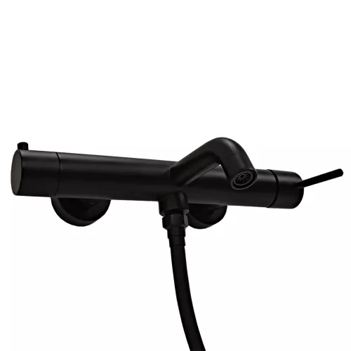 Смеситель для ванны с душем AVS Slimmer черный матовый, Выбрать цвет: Черный, изображение 10