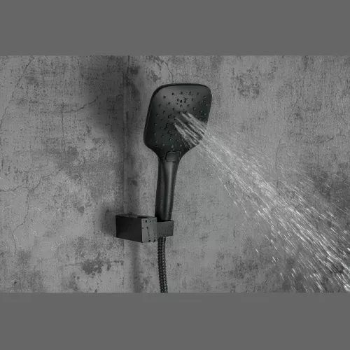 Душевая система ACWEN 6602B скрытого монтажа, Выбрать цвет: Чёрный, изображение 7