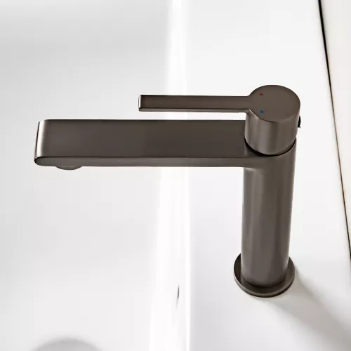 Смеситель для раковины AVS Elegant оружейная сталь, Выбрать цвет: Оружейная сталь, изображение 8