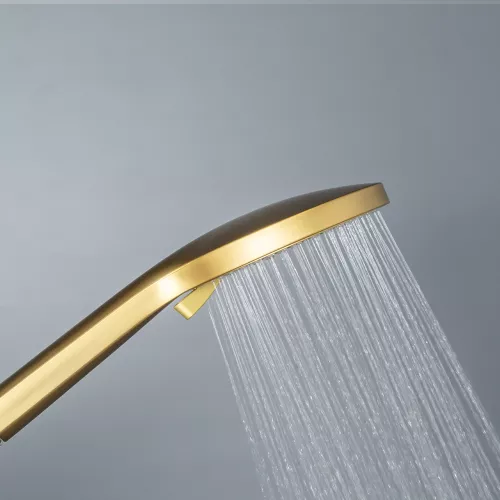 Душевая стойка AVS Elegant брашированное золото, изображение 15