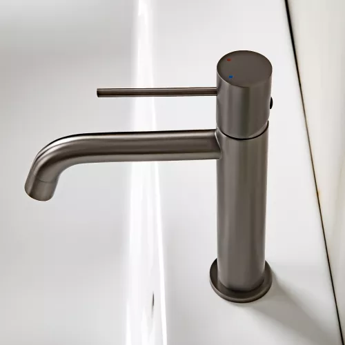 Смеситель для раковины AVS Slimmer оружейная сталь, Выбрать цвет: Оружейная сталь, изображение 7