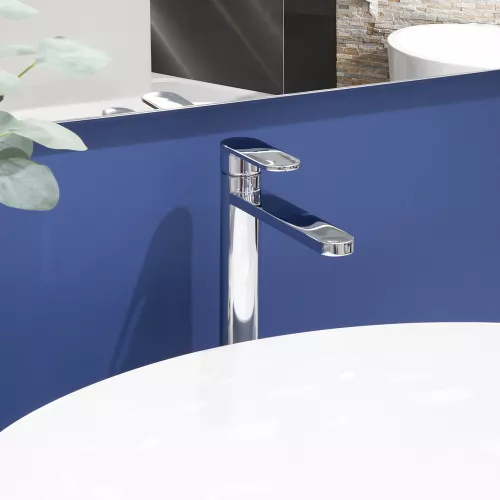 Смеситель для раковины AVS Beauty высокий, хром, изображение 8