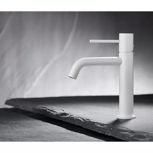 Смеситель для раковины AVS Slimmer белый матовый, Выбрать цвет: Белый, изображение 9
