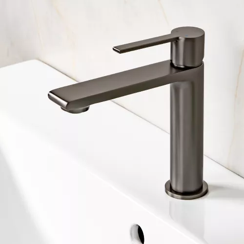 Смеситель для раковины AVS Elegant оружейная сталь, Выбрать цвет: Оружейная сталь, изображение 7