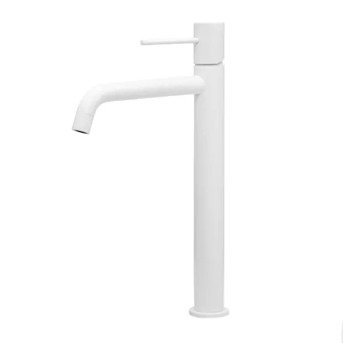 Смеситель для раковины AVS Slimmer высокий, белый матовый, Выбрать цвет: Белый, изображение 12