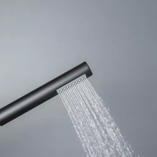 Смеситель для ванны с душем AVS Slimmer черный матовый, Выбрать цвет: Черный, изображение 14