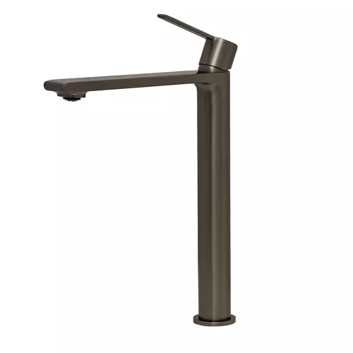 Смеситель для раковины AVS Elegant высокий, оружейная сталь, Выбрать цвет: Оружейная сталь, изображение 3