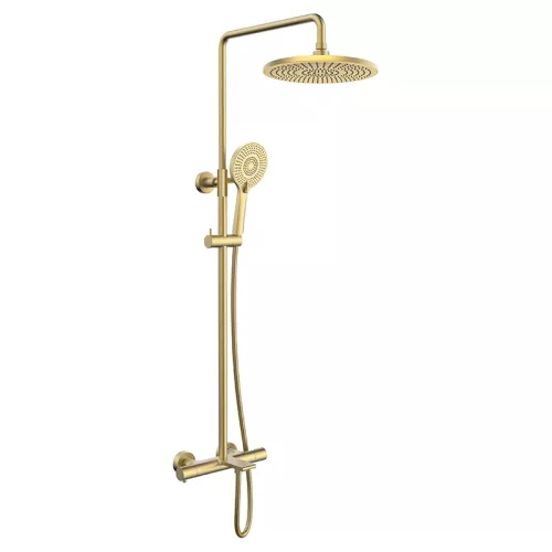 Душевая стойка AVS Elegant брашированное золото, изображение 8