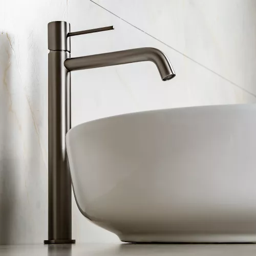 Смеситель для раковины AVS Slimmer высокий, оружейная сталь, Выбрать цвет: Оружейная сталь, изображение 6