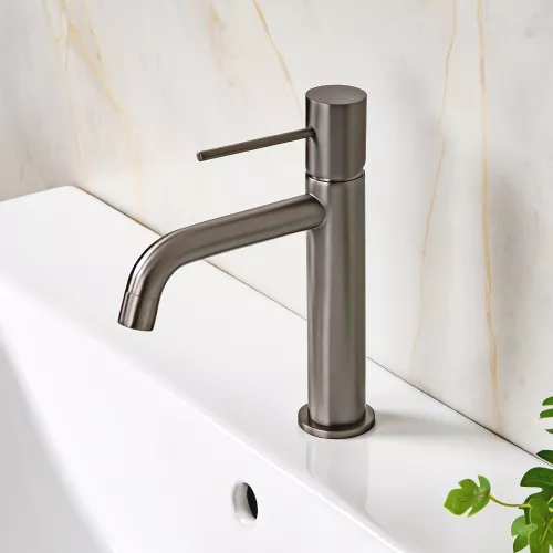 Смеситель для раковины AVS Slimmer оружейная сталь, Выбрать цвет: Оружейная сталь, изображение 6